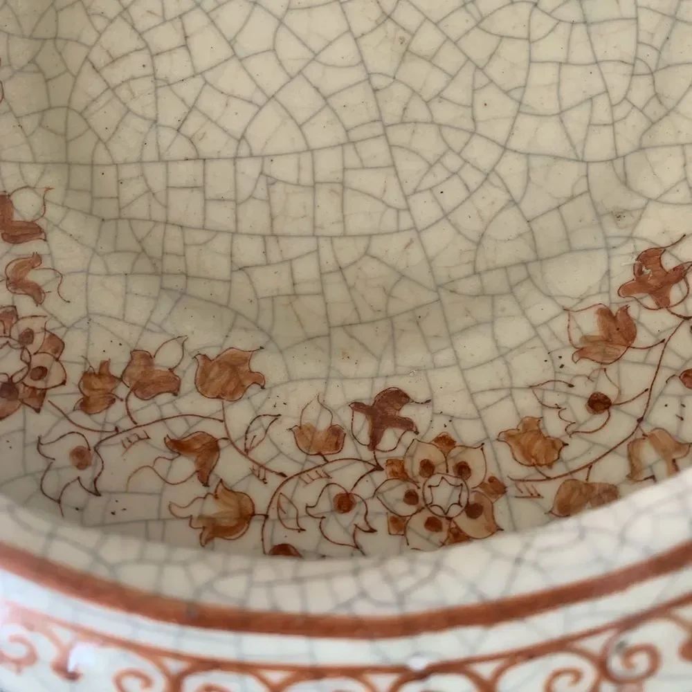 Signed Raku Crackled Bowl - Picture 7 of 9